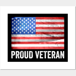 Proud Veteran Posters and Art